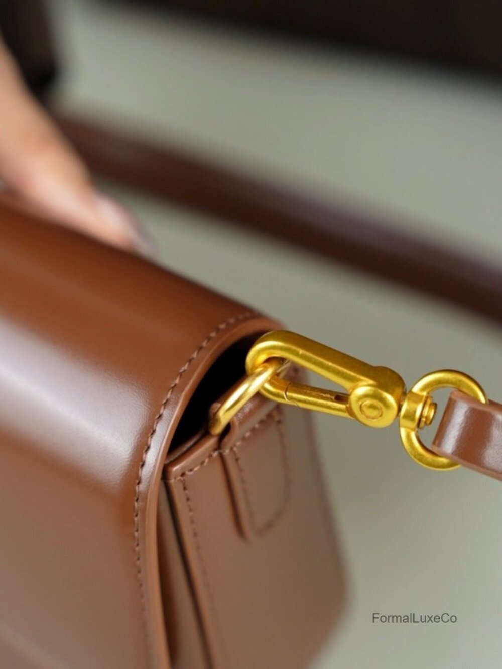 Genuine Leather Hobo Bag | Evening Shoulder Bag | Underarm Handbag - Picture 6 of 6